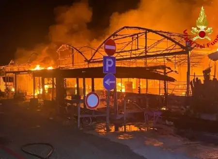 Notte di fuoco a Campogalliano