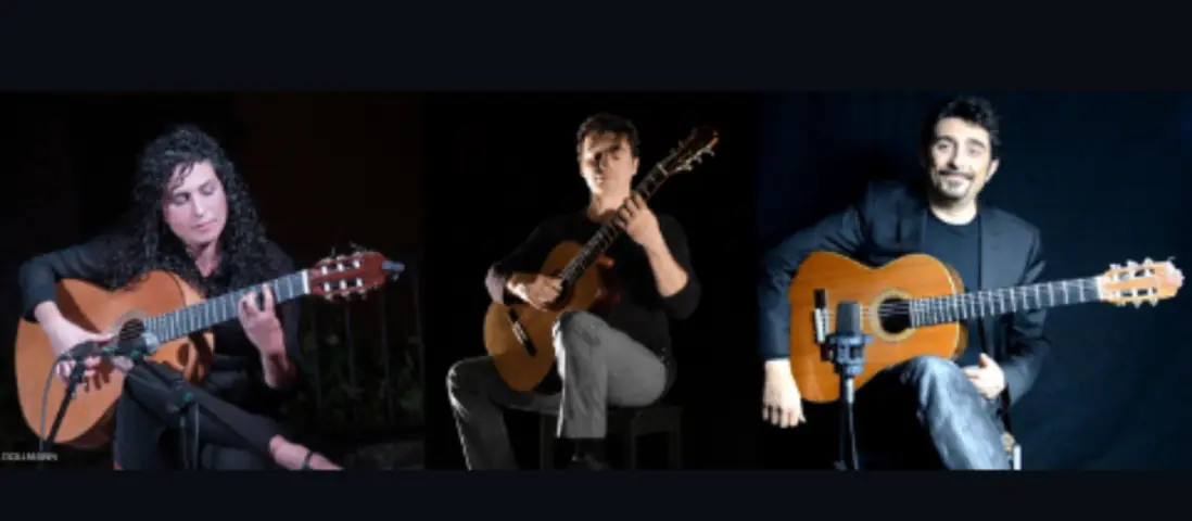 Tre chitarre, un cortile e un'estate da ascoltare: l'Alterius Guitar Trio incanta Palazzo Pio