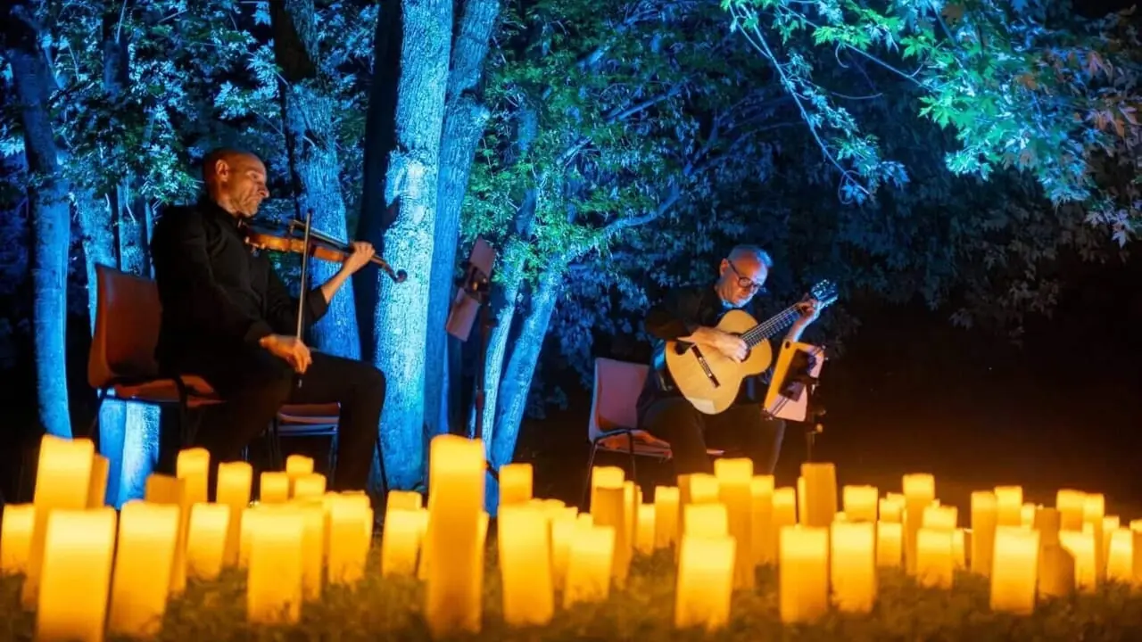 Bach, Pachelbel e Led Zeppelin sotto le stelle: il Duo Zannani Candeli porta la sua magia a due passi da Carpi
